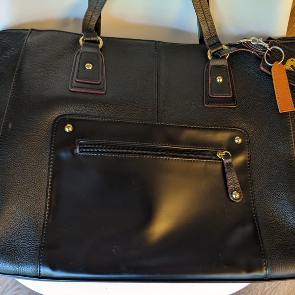 Emma Fox leather work tote - Picture 2 of 4